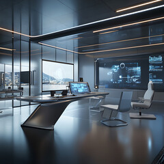 modern office room