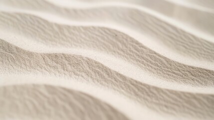 White sand dunes ripple