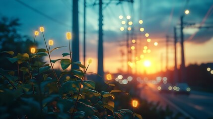 Poster - Green energy in full development Increase in electricity prices on the world market : Generative AI