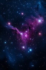 space nebula and deep space galaxy. cosmic universe concept. image for poster, backdrop, abstract wa