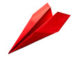 © MSTKolpana - Red Paper Airplane Isolate floating on PNG