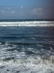 Beachscape with gentle waves