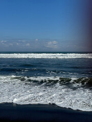 Beachscape with gentle waves