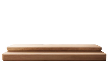 Kitchen podium background food product stand table pedestal display wooden platform Empty podium cou isolated on transparent background