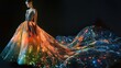© azkiyanaila taleta - Glowing Dress: A Celestial Fashion Statement
