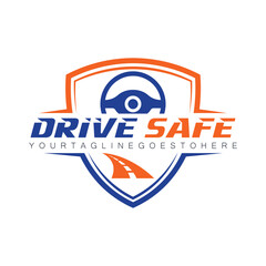 illustration vector graphic of Drive Safe, Perfect logo for business related to automotive industry