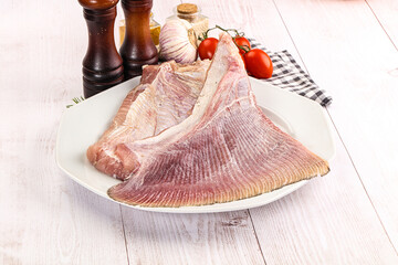 Poster - Raw uncooked stingray fish wing