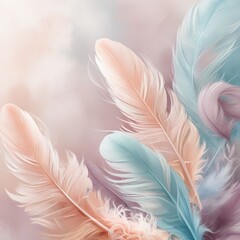 white feather Background