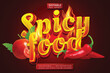 © robby - editable spicy food text effect with fire decoration