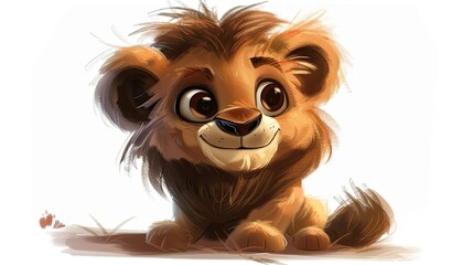 Poster - a cute lion