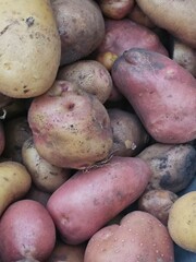 red and yellow potatoes