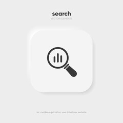 Poster - Search Bar with suggestions for UI UX design and web site. Search Address and navigation bar icon. Collection of search form templates for websites. Search engine web browser window template.