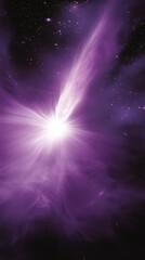 Wall Mural - majestic purple cosmic explosion in deep space