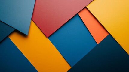 Aufkleber - Close-up of an abstract background with geometric shapes and bold colors, creating a visually striking and modern design with clean lines and angles.