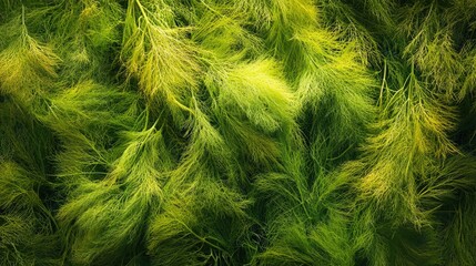 Canvas Print - Fennel fronds, background. Generative AI