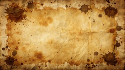 Poster - Distressed ink grunge stain on paper , vintage, texture, distressed, abstract, background, aged, art, messy, watercolor, rough