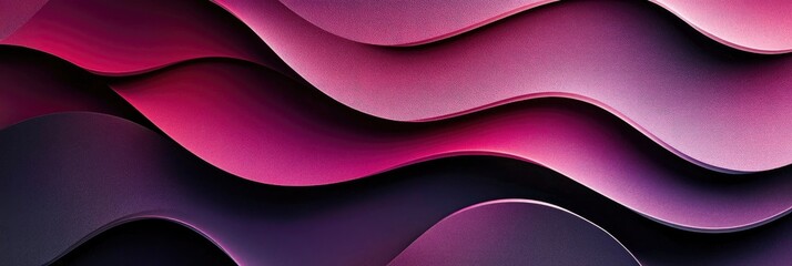 A wavy design on the upper and bottom portions of a purple and red wallpaper.