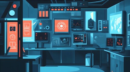 Poster - of advanced iot powered surveillance systems for law enforcement and public safety in a modern polic