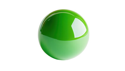 Wall Mural - Shiny green sphere, Perfect for vibrant visuals