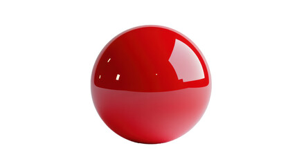 Wall Mural - Shiny red sphere, Perfect for vibrant visuals