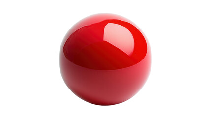 Shiny red sphere, Perfect for vibrant visuals