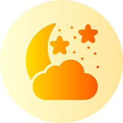 Poster - night gradient icon