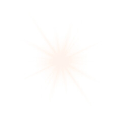 Wall Mural - Exploding star shines with beautiful white light on a real black background. PNG