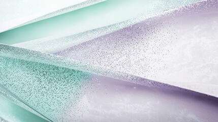 Poster - Elegant pastel background with silver glitter, diagonal shapes, and soft texture. Perfect for festive events, weddings, cards, and more. Trendy colors like pink, purple, and green