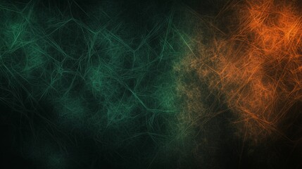 Poster - Complex network of connections creating a dynamic and vibrant background with copy space. Ideal for technology, science or communication themed projects