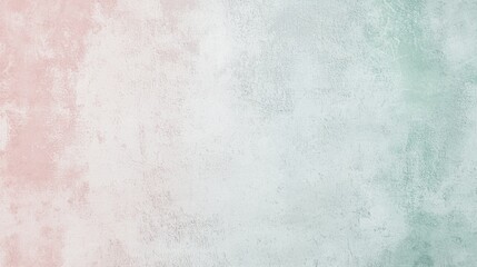 Poster - Elegant watercolor background in pink and green fades to white, perfect for various projects like banners, headers, and invitations
