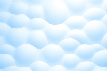 Abstract light blue wavy geometry background white background