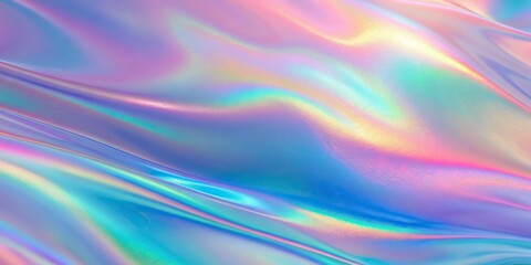 Wall Mural - hologram gradient. holographic texture. violet pop pattern. fashion light. shiny spectrum illustrati