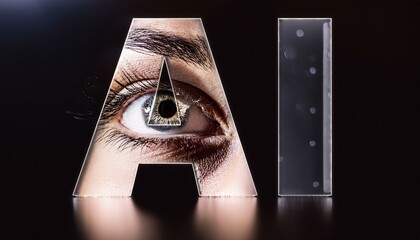 Poster - Artificial Intelligence Concepts with Eye Imagery