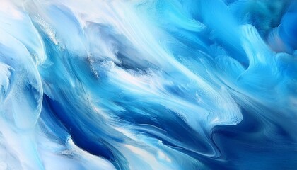 art dynamic background in cold color abstract bright painting vibrant artistic strokes in motion modern paint banner fractal artwork for creative graphic design