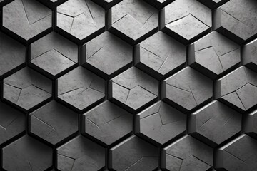 Futuristic gray scale monochrome concrete color abstract geometric pattern background wallpaper decoration texture