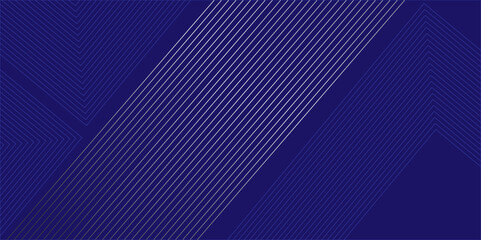 Vector abstract geometric stripe diagonal blue gradient line. minimal futuristic diagonal irregular line then curve grid oblique pattern background.