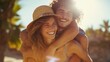 © Ekkarat_Studio - Happy Couple Embracing on Summer Vacation