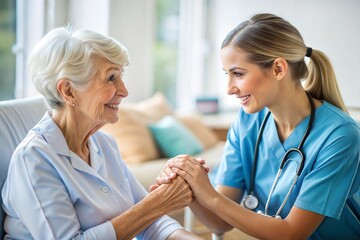 doctor and nurse in hospital office