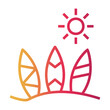 © darwin - surfing Line Gradient Icon