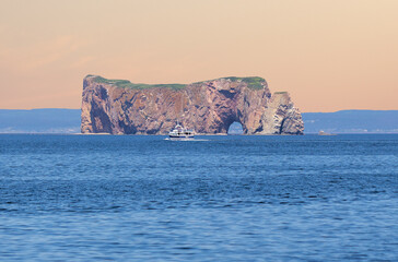 Percé, city in Quebec (Canada) located at the tip of the Gaspé Peninsula opposite the famous Percé Rock and Bonaventure Island