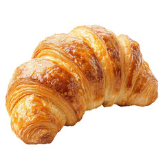  Croissant object  isolated on transparent png. 