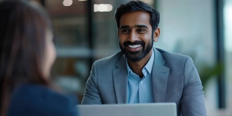 Poster - Business Professionals in a Meeting