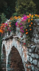 Poster - Vertical Hues on Ancient Stone