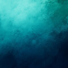 Wall Mural - Abstract teal and blue grunge background with a gradient effect and a textured surface.