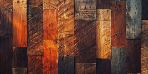 Sticker - Variety of Wood Sheet Textures in Various Tones