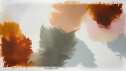 Canvas Print - ethereal elegance: abstract minimalist white and gold minimalist background with feathers & prismati