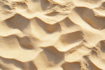 Wall Mural - background of beige beach sand with natural pattern, ai