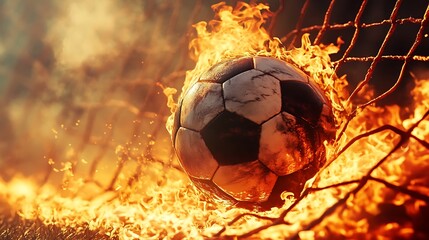 A Burning Soccer Ball, Passionate Game