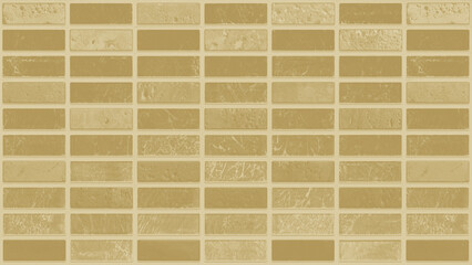 Wall Mural - Brick modern texture yellow for wall materials