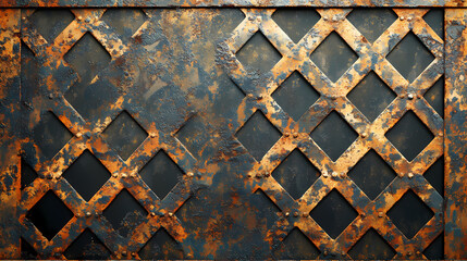 Wall Mural - rusty metal background